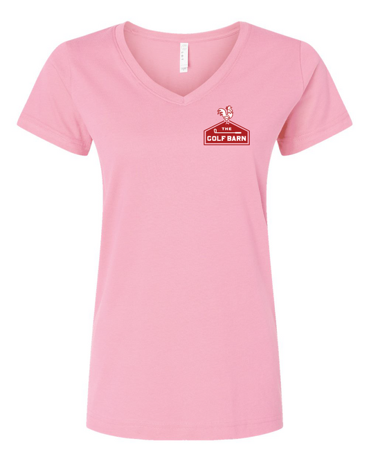 The Golf Barn Women's Fine Jersey V-Neck Tee (click for more colors)