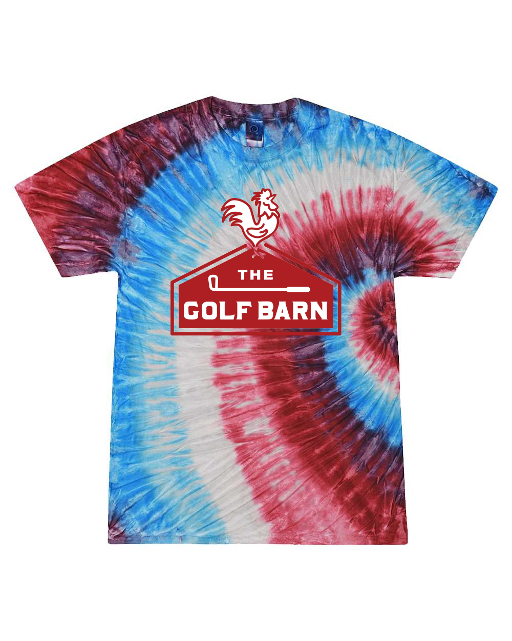 The Golf Barn Multi-Color Tie-Dyed T-Shirt (click for more colors)