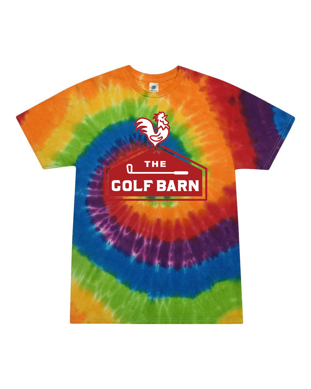 The Golf Barn Multi-Color Tie-Dyed T-Shirt (click for more colors)